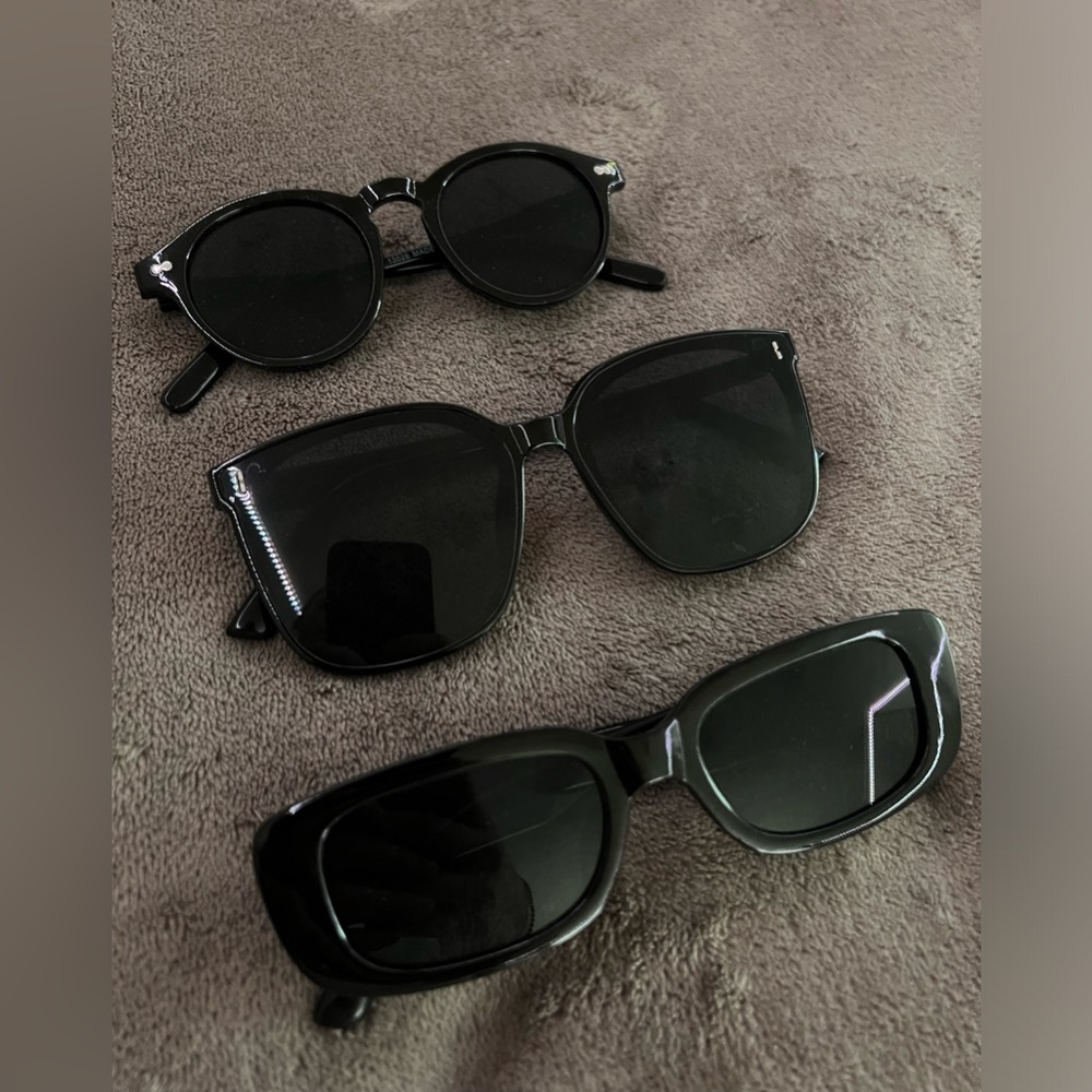 Black Sunglasses, Set of 3